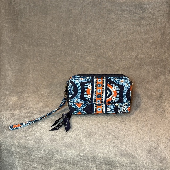💙🧡VERA BRADLEY💙🧡Marrakesh All in One Wristlet in Cotton/NWOT - Picture 2 of 7